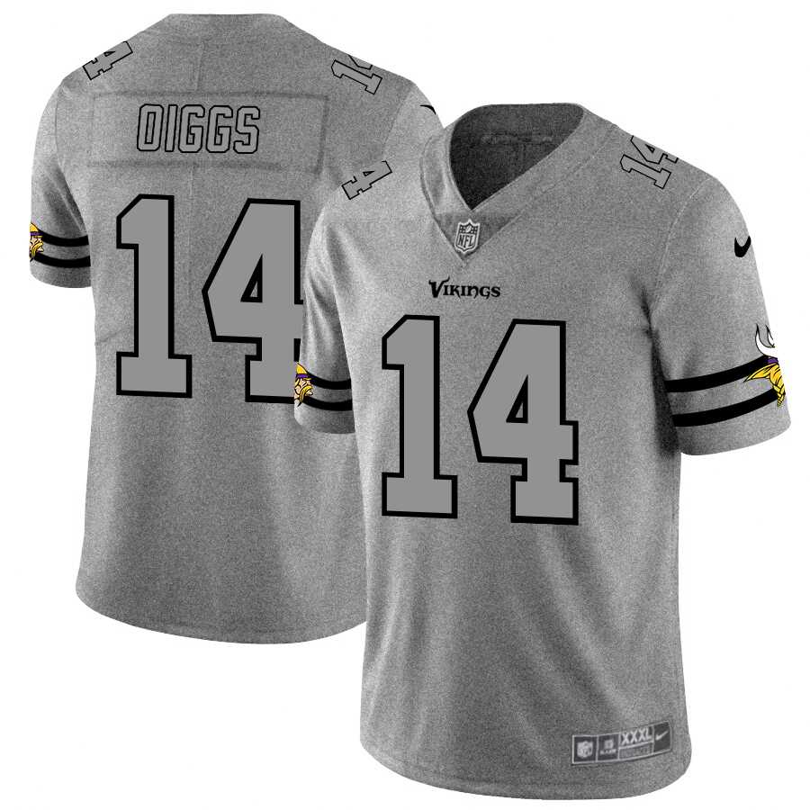 Nike Vikings 14 Stefon Diggs 2019 Gray Gridiron Gray Vapor Untouchable Limited Jersey Dyin,We sell and wholesale Nike Vikings 14 Stefon Diggs 2019 Gray Gridiron Gray Vapor Untouchable Limited Jersey Dyin on line form chian!